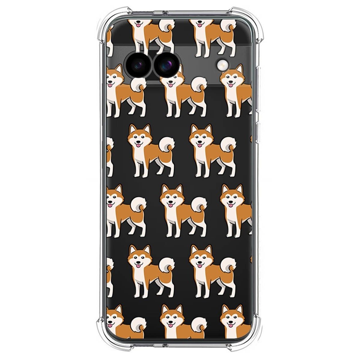 Funda Silicona Antigolpes para Google Pixel 8a 5G diseño Perros 08 Dibujos