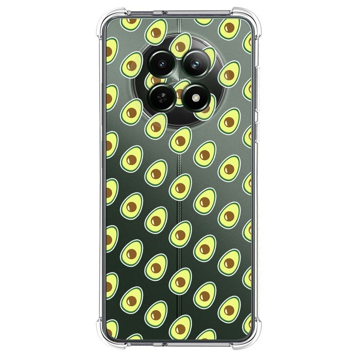 Funda Silicona Antigolpes para Realme 12 5G / 12x 5G diseño Aguacate Dibujos