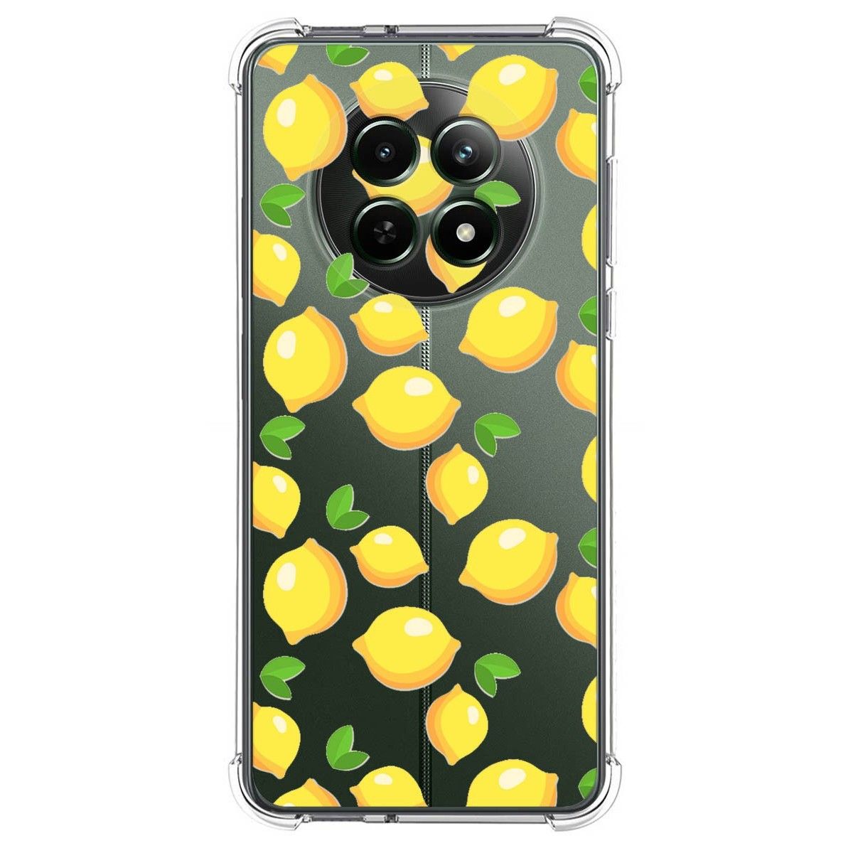 Funda Silicona Antigolpes para Realme 12 5G / 12x 5G diseño Limones Dibujos