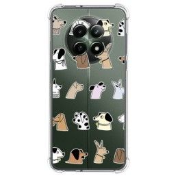 Funda Silicona Antigolpes para Realme 12 5G / 12x 5G diseño Perros Dibujos