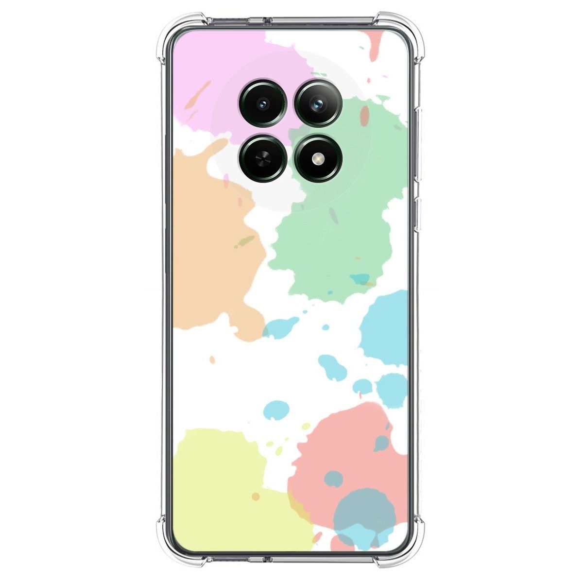 Funda Silicona Antigolpes para Realme 12 5G / 12x 5G diseño Acuarela 05 Dibujos