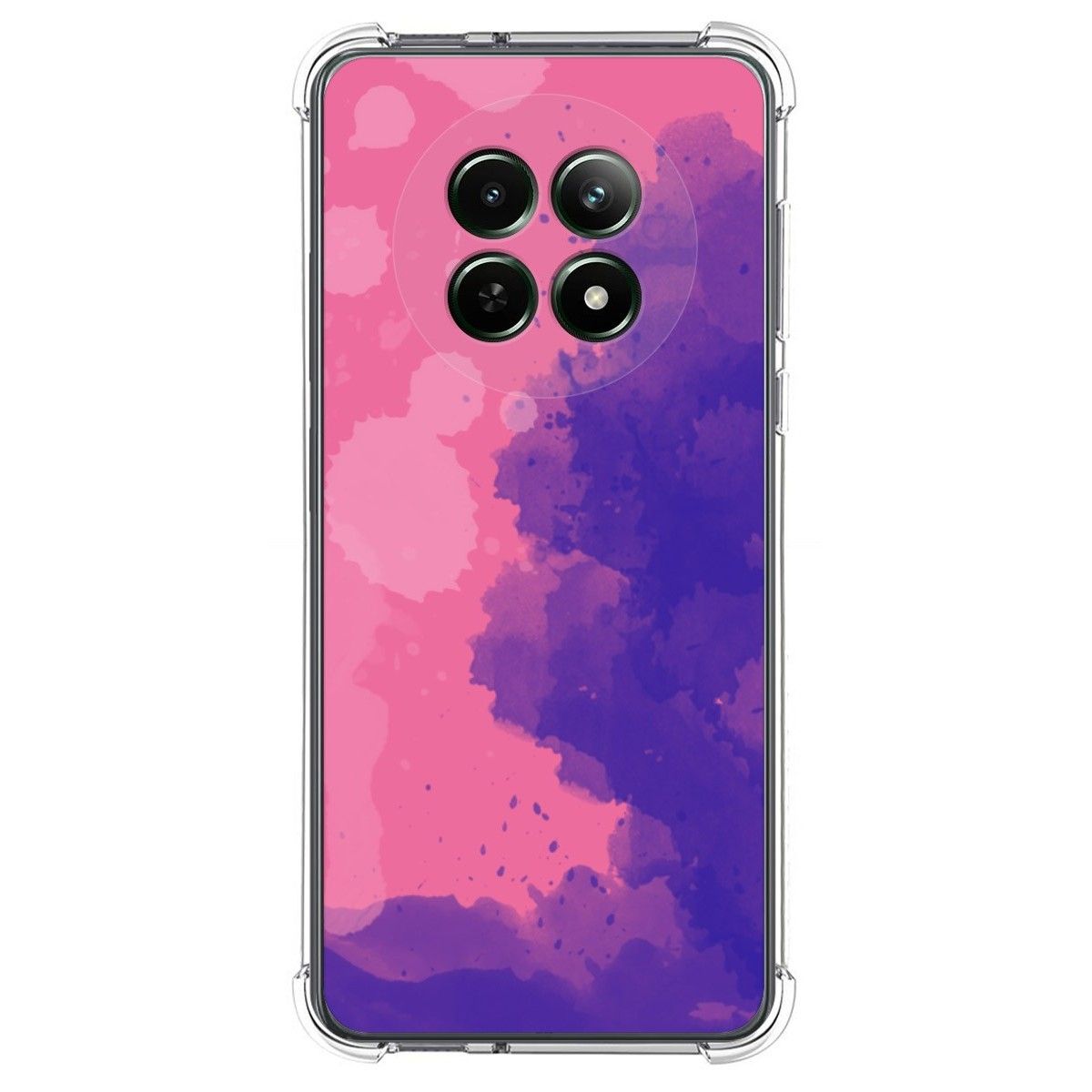 Funda Silicona Antigolpes para Realme 12 5G / 12x 5G diseño Acuarela 07 Dibujos