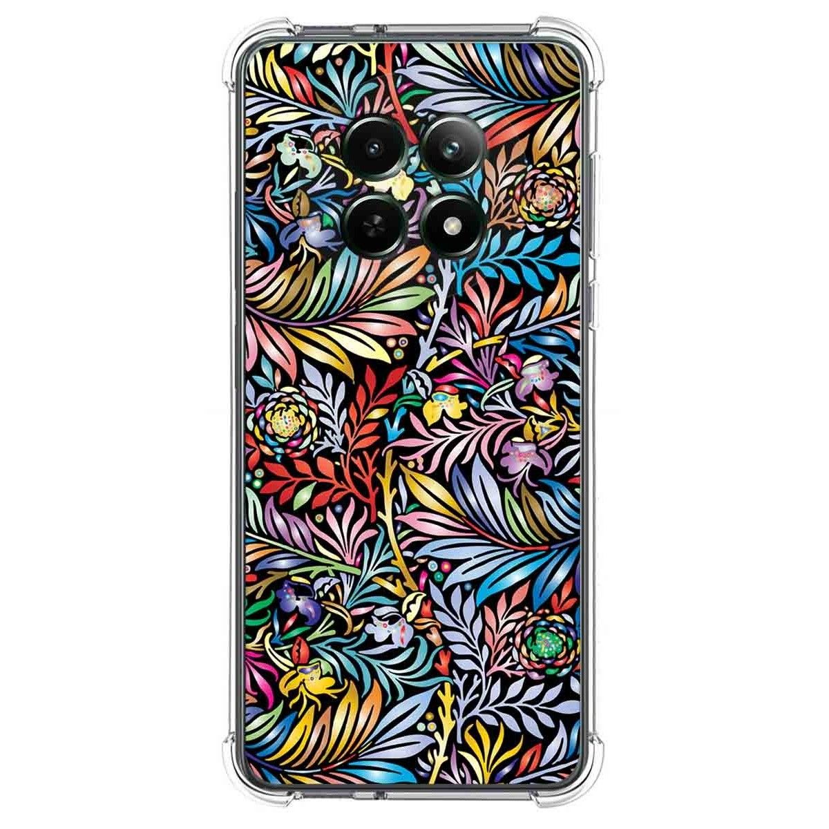 Funda Silicona Antigolpes para Realme 12 5G / 12x 5G diseño Flores 04 Dibujos