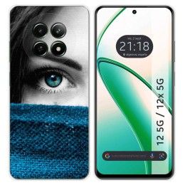 Funda Silicona para Realme 12 5G / 12x 5G diseño Ojo Dibujos