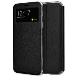 Funda Libro Soporte con Ventana para Realme C65 4G color Negra