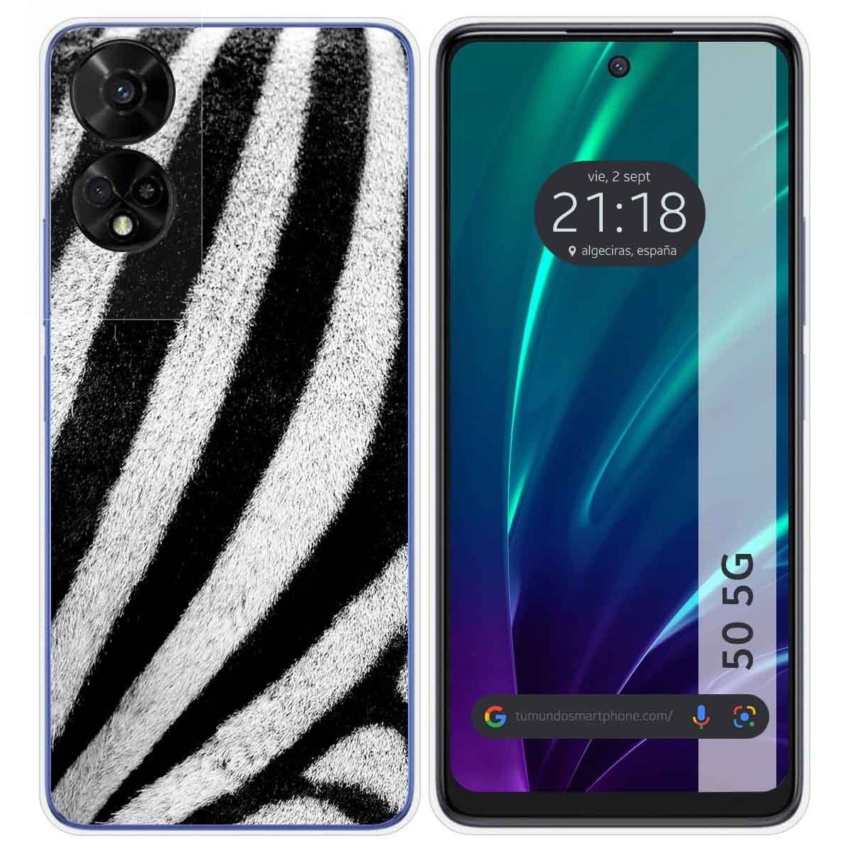 Funda Silicona para TCL 50 5G diseño Animal 02 Dibujos