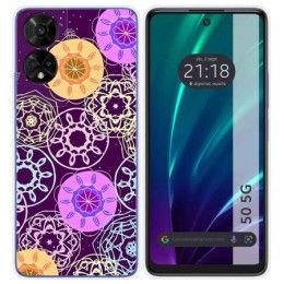 Funda Silicona para TCL 50 5G diseño Radial Dibujos