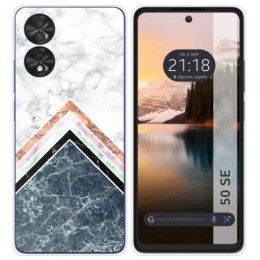 Funda Silicona para TCL 50 SE diseño Mármol 05 Dibujos