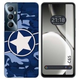 Funda Silicona para Realme C65 4G diseño Camuflaje 03 Dibujos