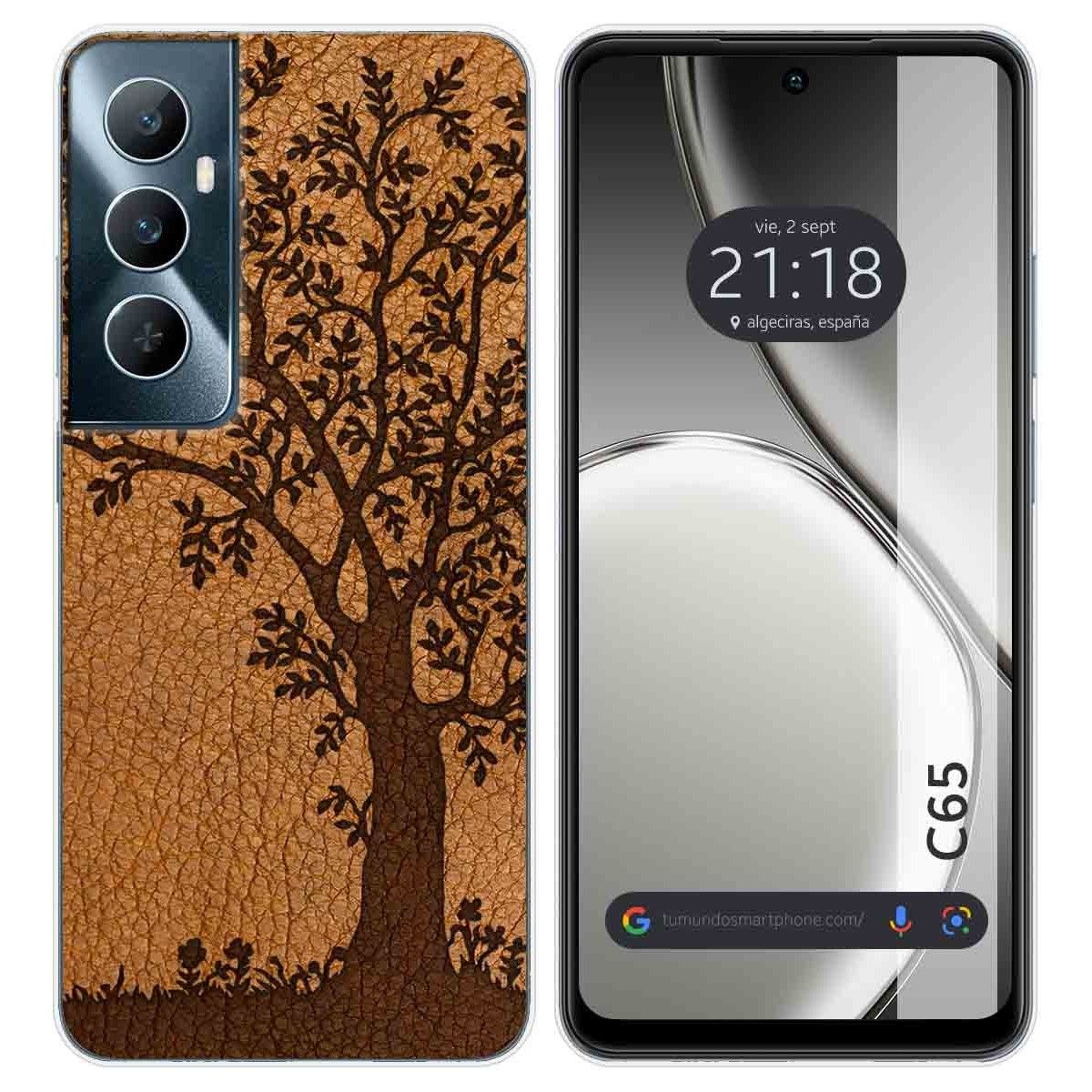 Funda Silicona para Realme C65 4G diseño Cuero 03 Dibujos