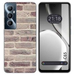 Funda Silicona para Realme C65 4G diseño Ladrillo 01 Dibujos