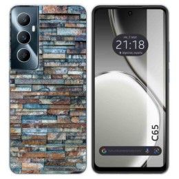 Funda Silicona para Realme C65 4G diseño Ladrillo 05 Dibujos