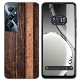 Funda Silicona para Realme C65 4G diseño Madera 05 Dibujos