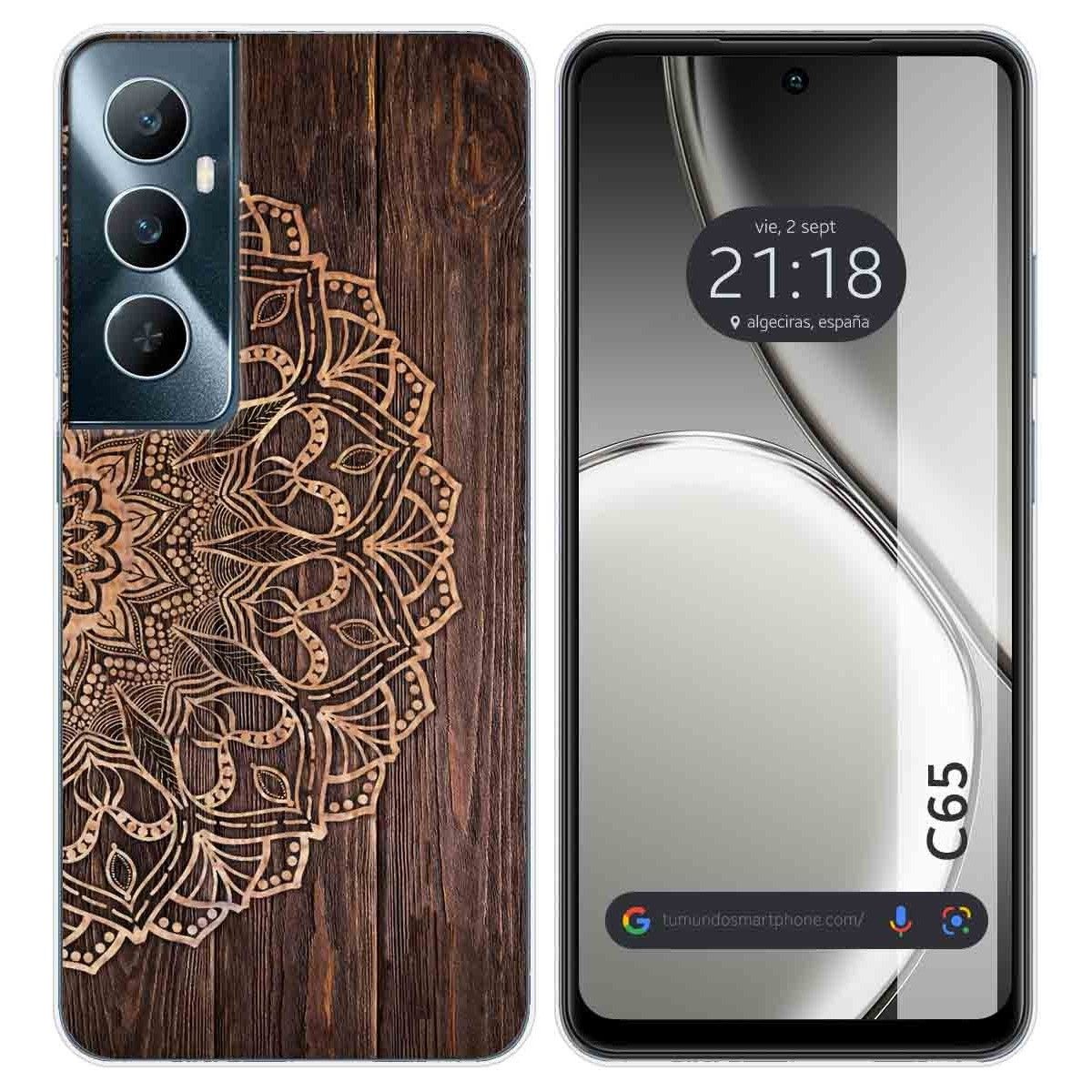 Funda Silicona para Realme C65 4G diseño Madera 06 Dibujos