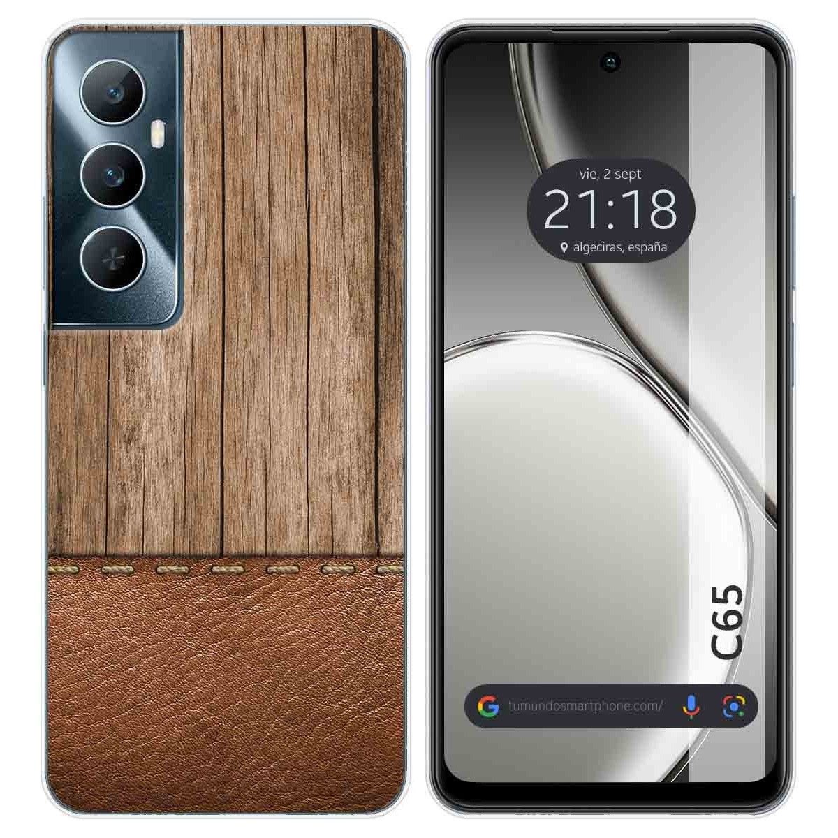 Funda Silicona para Realme C65 4G diseño Madera 09 Dibujos