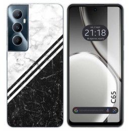 Funda Silicona para Realme C65 4G diseño Mármol 01 Dibujos