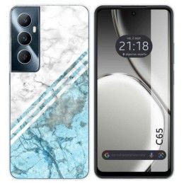 Funda Silicona para Realme C65 4G diseño Mármol 02 Dibujos