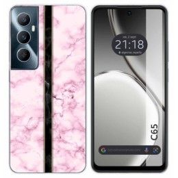 Funda Silicona para Realme C65 4G diseño Mármol 04 Dibujos