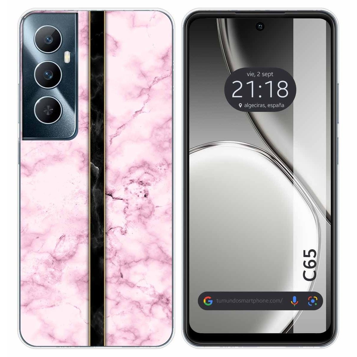 Funda Silicona para Realme C65 4G diseño Mármol 04 Dibujos