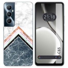 Funda Silicona para Realme C65 4G diseño Mármol 05 Dibujos