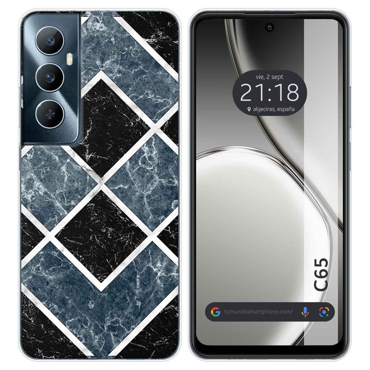 Funda Silicona para Realme C65 4G diseño Mármol 06 Dibujos