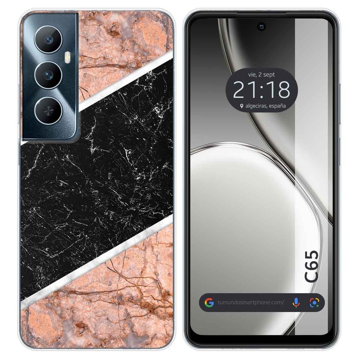 Funda Silicona para Realme C65 4G diseño Mármol 07 Dibujos