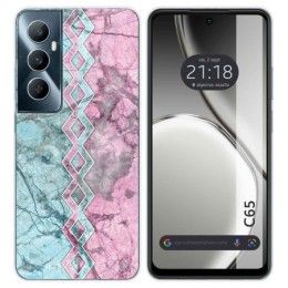 Funda Silicona para Realme C65 4G diseño Mármol 08 Dibujos