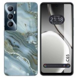 Funda Silicona para Realme C65 4G diseño Mármol 09 Dibujos