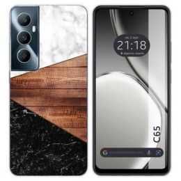 Funda Silicona para Realme C65 4G diseño Mármol 11 Dibujos