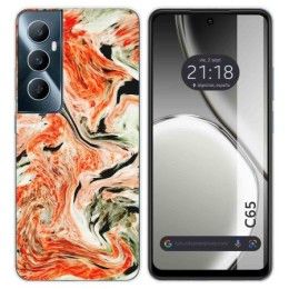 Funda Silicona para Realme C65 4G diseño Mármol 12 Dibujos