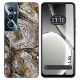 Funda Silicona para Realme C65 4G diseño Mármol 14 Dibujos