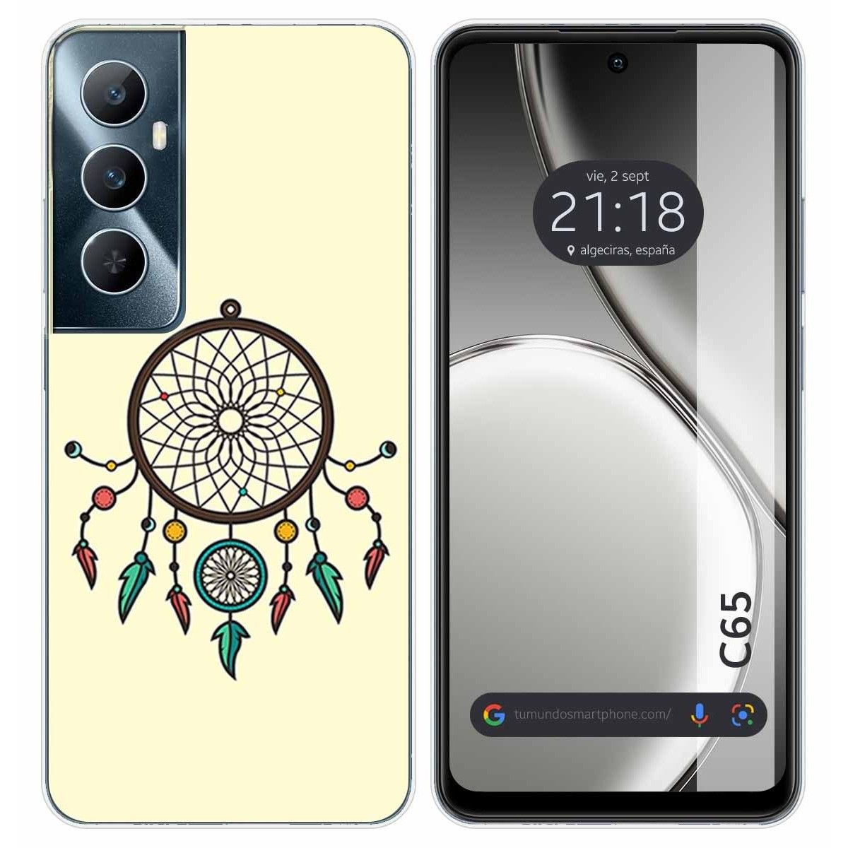 Funda Silicona para Realme C65 4G diseño Atrapasueños Dibujos