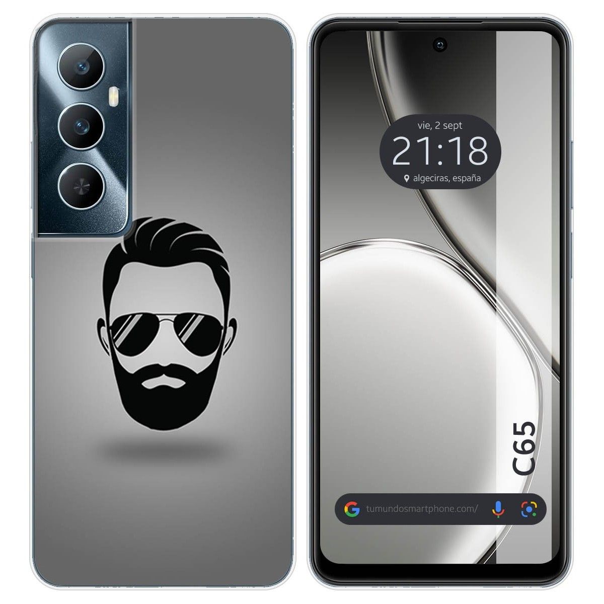 Funda Silicona para Realme C65 4G diseño Barba Dibujos