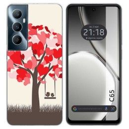 Funda Silicona para Realme C65 4G diseño Pajaritos Dibujos