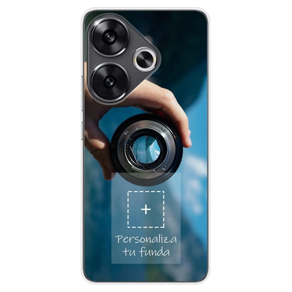 Personaliza tu Funda Silicona Gel Tpu Transparente con tu Fotografia para Xiaomi Poco F6 5G Dibujo Personalizada