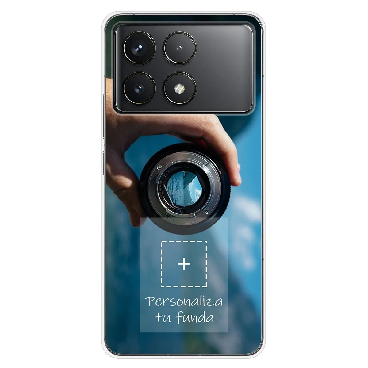 Personaliza tu Funda Silicona Gel Tpu Transparente con tu Fotografia para Xiaomi Poco F6 Pro 5G Dibujo Personalizada