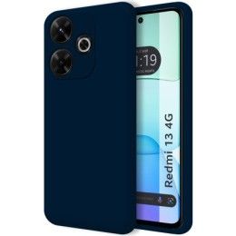 Funda Silicona Líquida Ultra Suave para Xiaomi Redmi 13 4G color Azul Oscuro