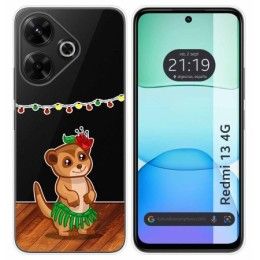 Funda Silicona Transparente para Xiaomi Redmi 13 4G diseño Suricata Dibujos