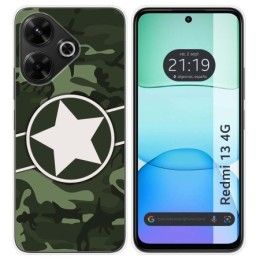 Funda Silicona para Xiaomi Redmi 13 4G diseño Camuflaje 01 Dibujos