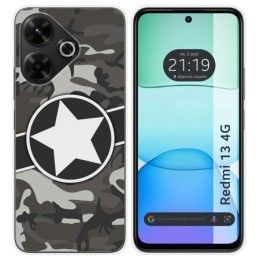 Funda Silicona para Xiaomi Redmi 13 4G diseño Camuflaje 02 Dibujos