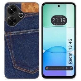 Funda Silicona para Xiaomi Redmi 13 4G diseño Vaquero Dibujos