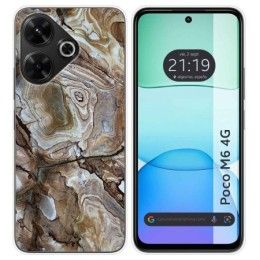 Funda Silicona para Xiaomi Poco M6 4G diseño Mármol 14 Dibujos