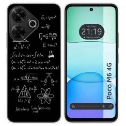 Funda Silicona para Xiaomi Poco M6 4G diseño Formulas Dibujos