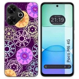 Funda Silicona para Xiaomi Poco M6 4G diseño Radial Dibujos