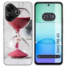 Funda Silicona para Xiaomi Poco M6 4G diseño Reloj Dibujos