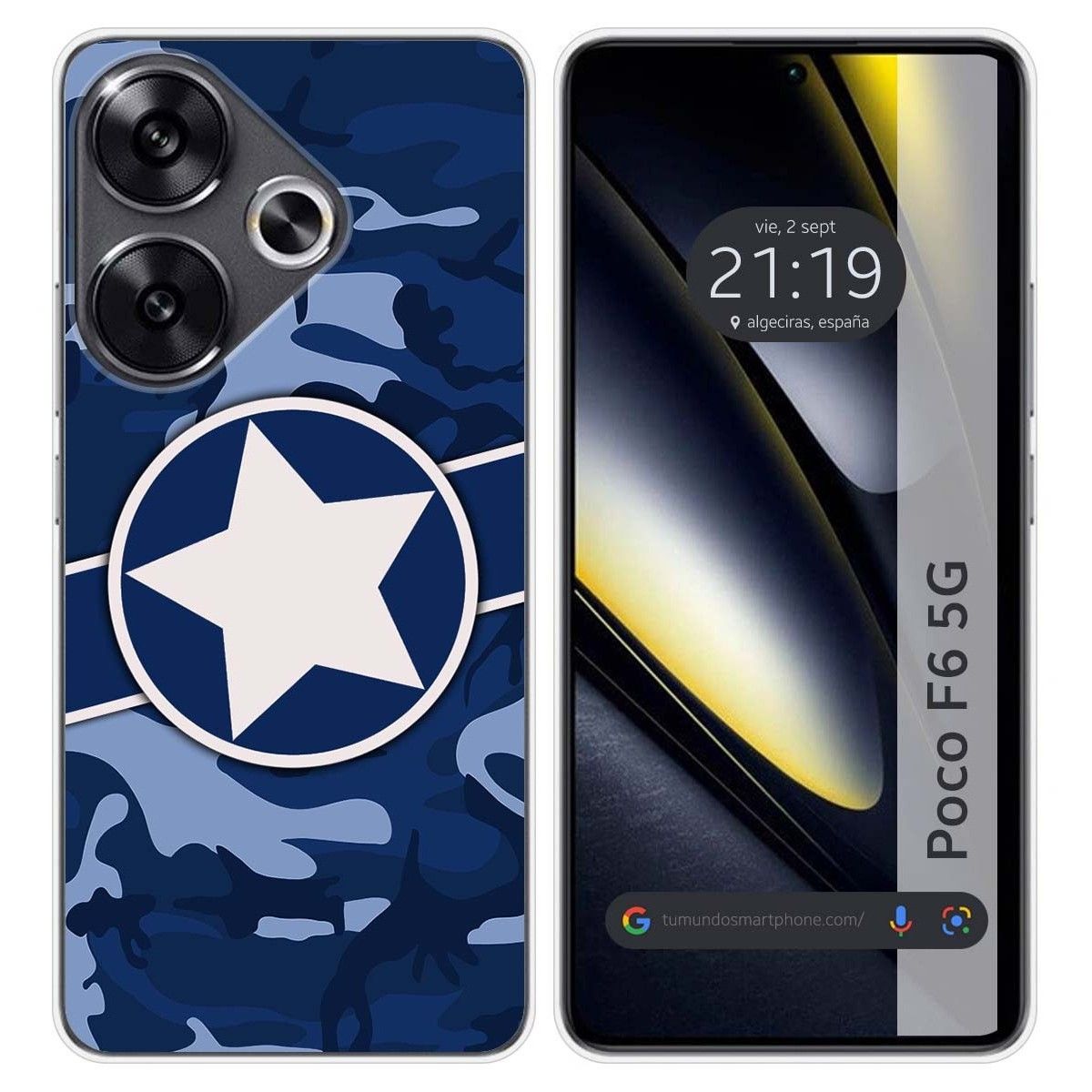 Funda Silicona para Xiaomi Poco F6 5G diseño Camuflaje 03 Dibujos