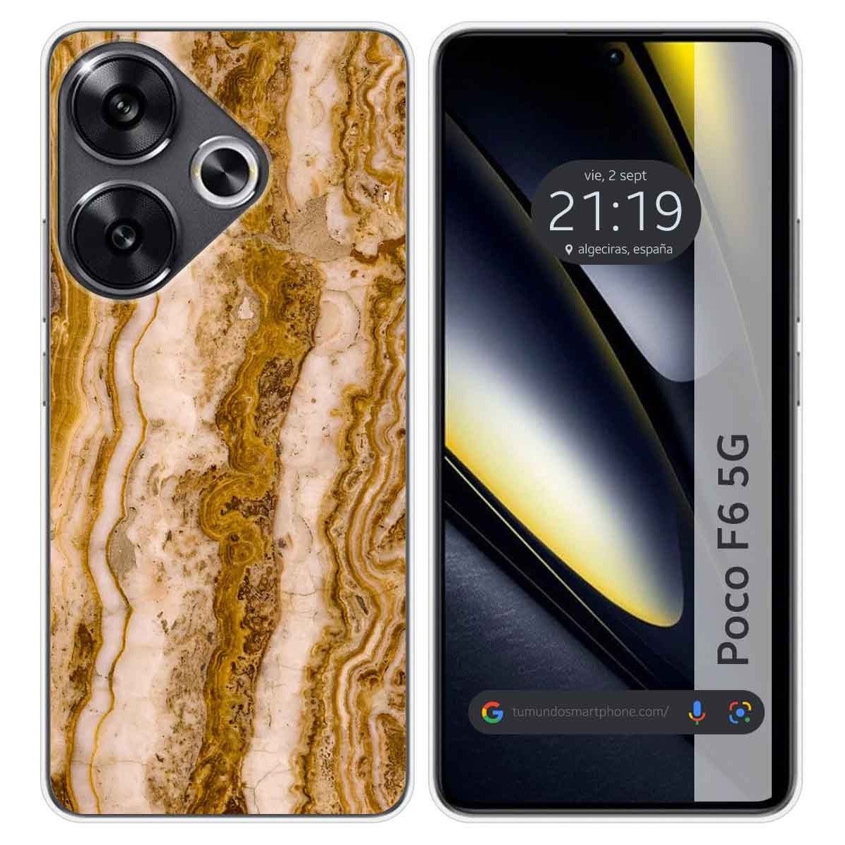 Funda Silicona para Xiaomi Poco F6 5G diseño Mármol 10 Dibujos