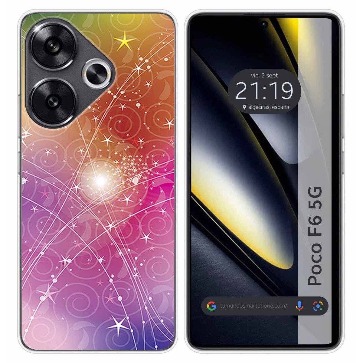 Funda Silicona para Xiaomi Poco F6 5G diseño Abstracto Dibujos