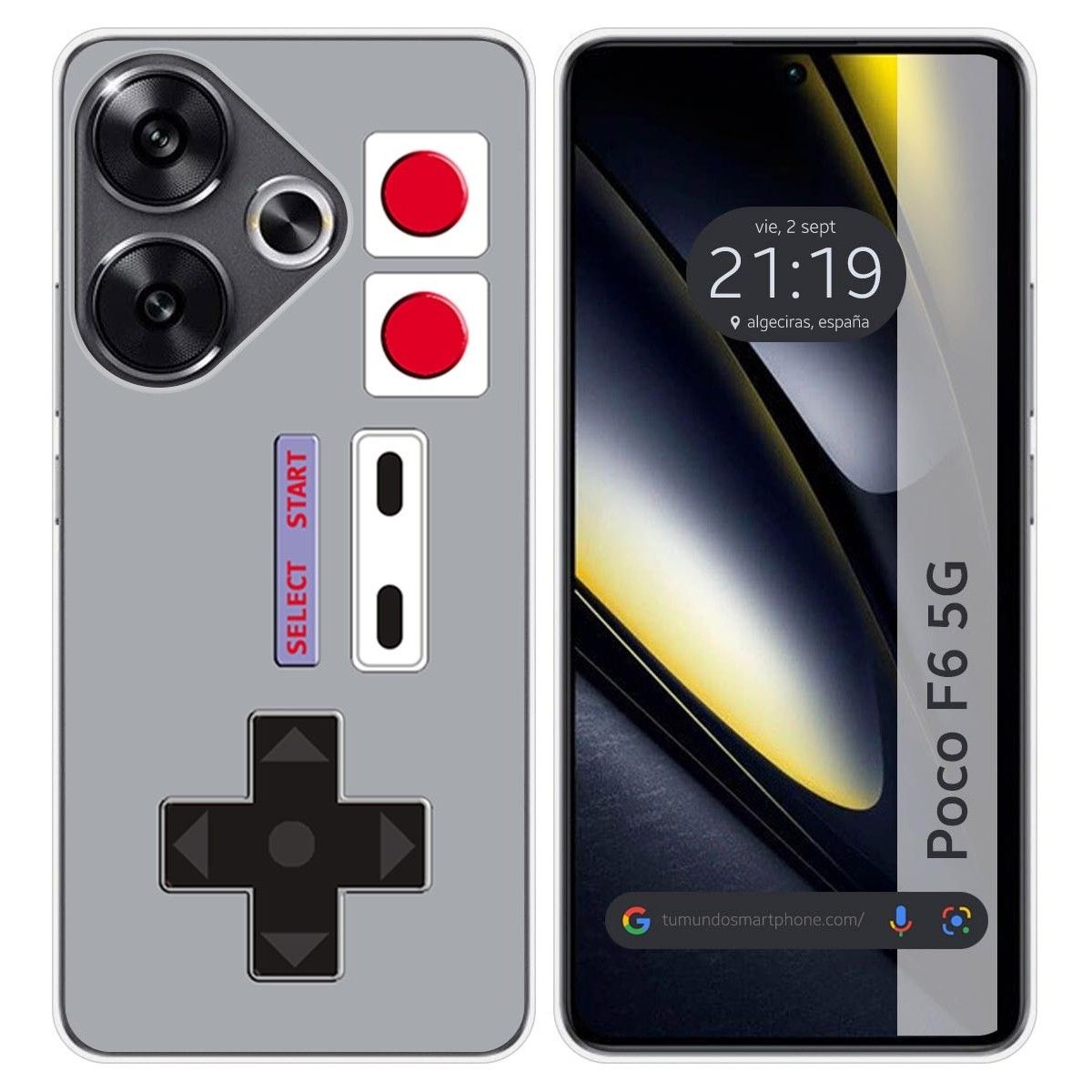 Funda Silicona para Xiaomi Poco F6 5G diseño Consola Dibujos