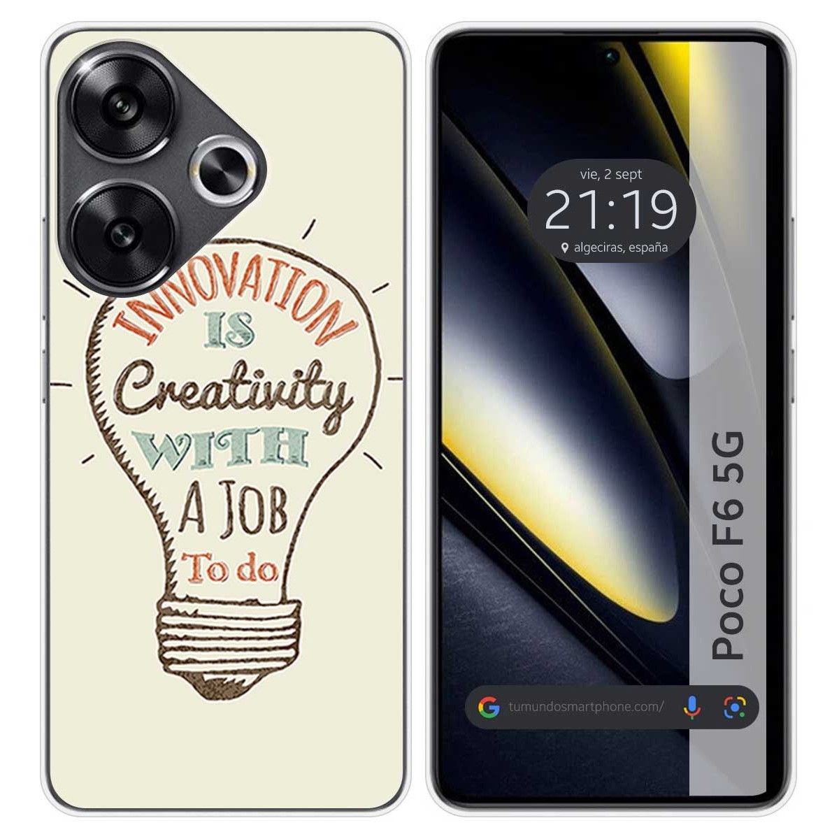 Funda Silicona para Xiaomi Poco F6 5G diseño Creativity Dibujos